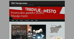 Desktop Screenshot of pgdtrbovlje-mesto.si